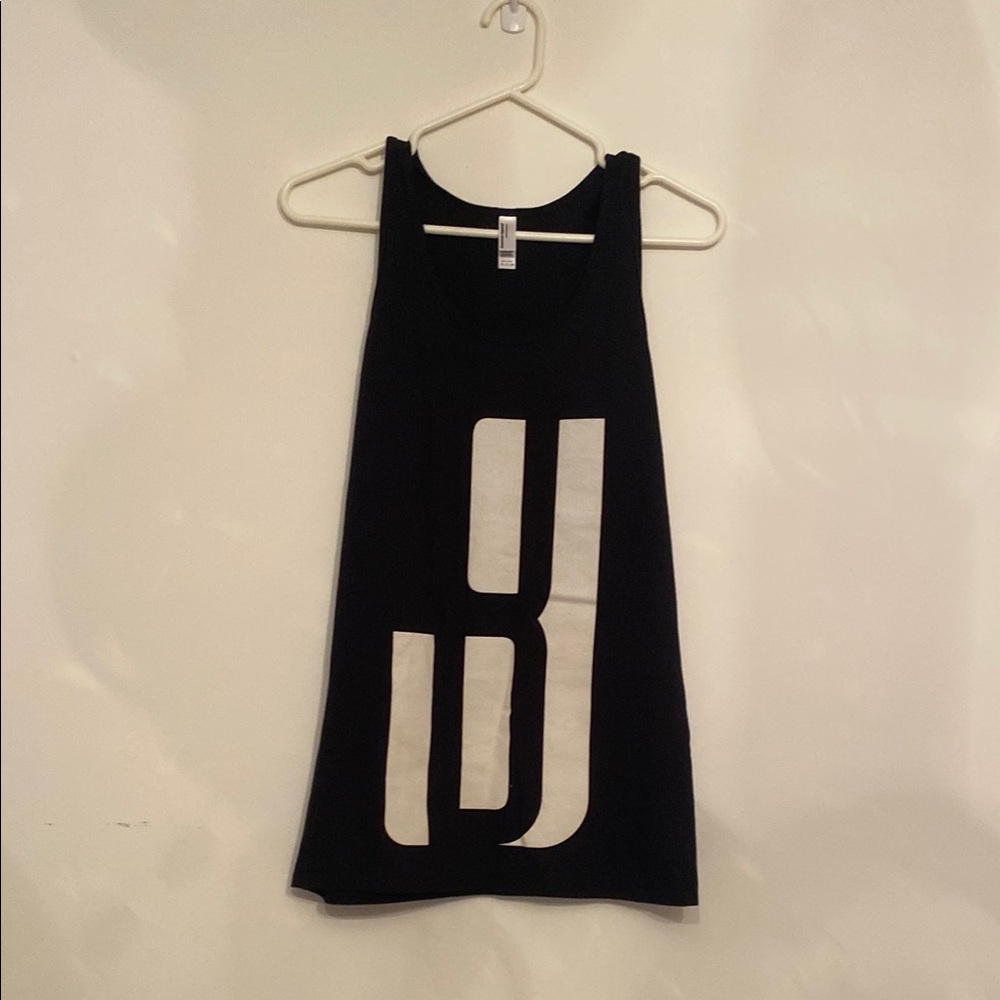 Black and White Geometric Camisole Tank Top